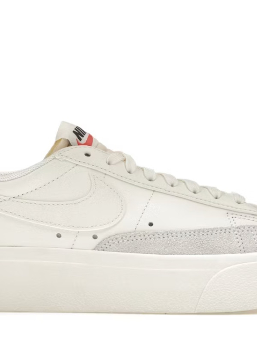 Nike Blazer Low Platform in Sail Gray